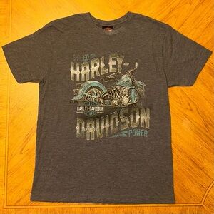 Harley Davidson T-Shirt Men’s Medium Crew Neck Daytona Beach Florida Double Side